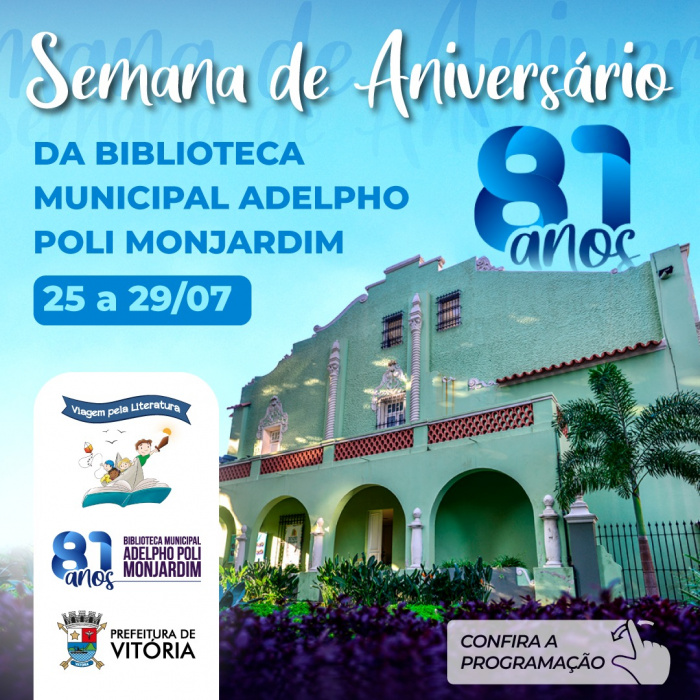 Aniversário da Biblioteca Adelpho Poli Monjardim