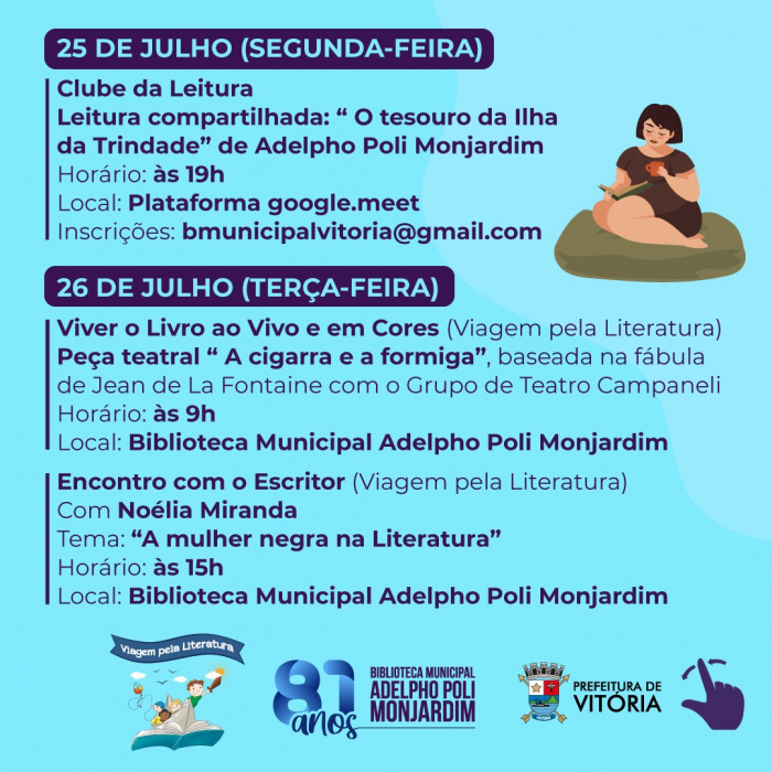 Aniversário da Biblioteca Adelpho Poli Monjardim