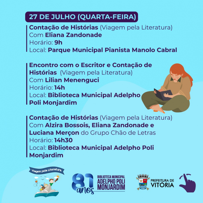 Aniversário da Biblioteca Adelpho Poli Monjardim