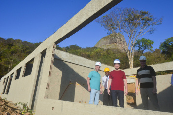 Prefeito visita obras da CMEI Jacy Alves Fraga