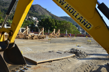 Prefeito visita obras da CMEI Jacy Alves Fraga
