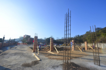 Prefeito visita obras da CMEI Jacy Alves Fraga