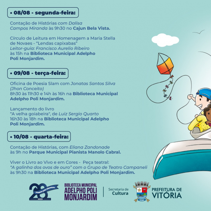 Programação especial começa segunda (22) e vai até sexta (26).