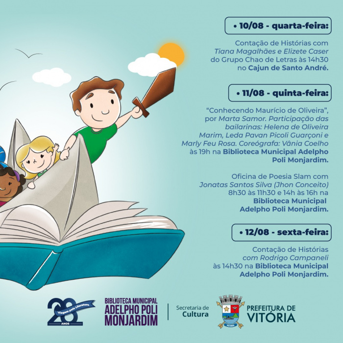 Programação especial começa segunda (22) e vai até sexta (26).