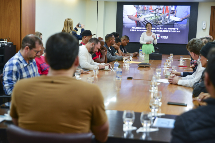 Lançamento do Projeto de Retomada do Restaurante Popular