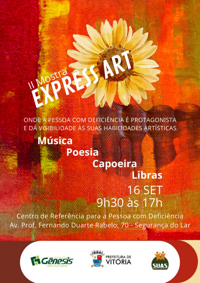 Mostra Express Art celebra Dia Nacional de Luta da Pessoa com Deficiência