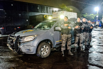 Viatura e Agentes da ROMU