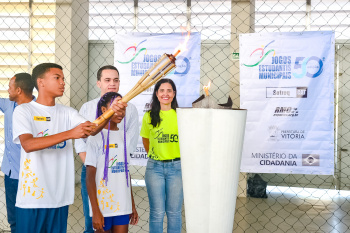 Cerimônia de Abertura do JEMVI - Jogos Estudantis Municipais, edição de número 50