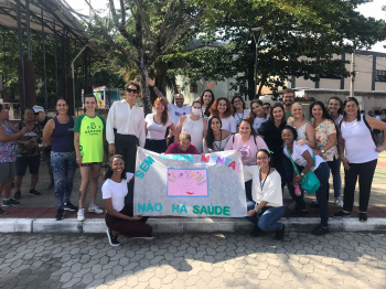 Caminhada pela Saúde Mental na orla de Santo Antônio