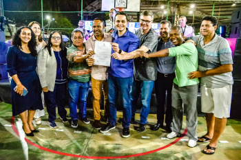 Assinatura da Ordem de Serviço da Macrodrenagem de Santo Antônio