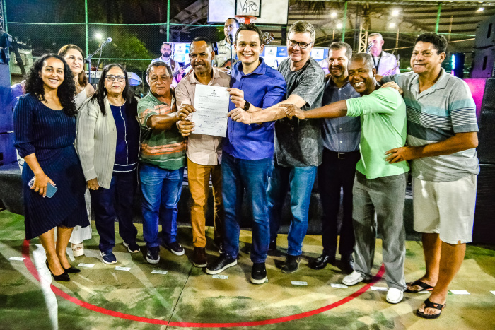 Assinatura da Ordem de Serviço da Macrodrenagem de Santo Antônio