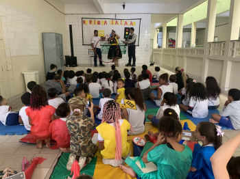 Educação no trânsito na Emef Octacilio Lomba