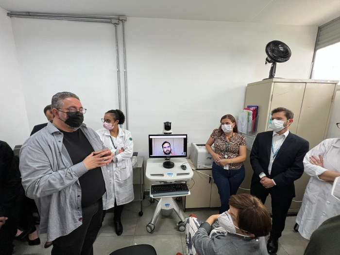 Equipe técnica de saúde de Vitória visita são paulo