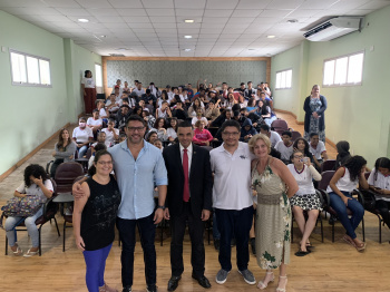 Projeto Histórias Possíveis recebe Promotor de Justiça do MPES