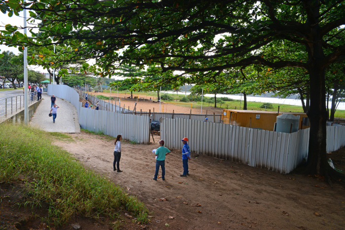 Visita Técnica arquibancada campo Beach Soccer Jardim Camburí