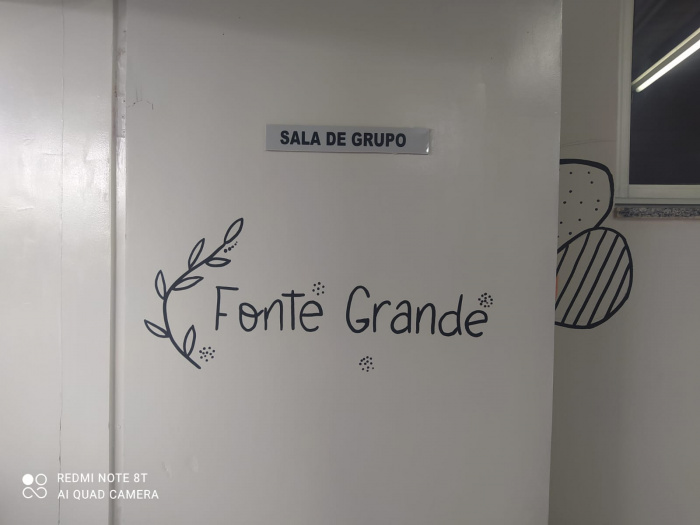 Técnica de muralismo humaniza salas do Cras do Parque Moscoso