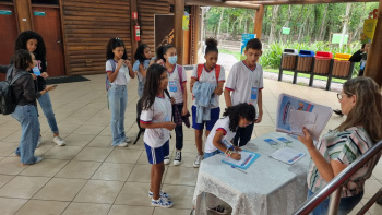 Encontro de estudantes participantes da Semana Municipal da Infância e da Adolescência