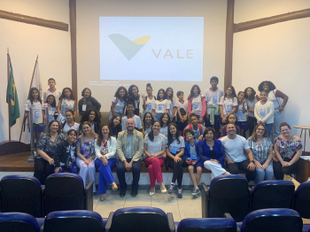 Encontro de estudantes participantes da Semana Municipal da Infância e da Adolescência