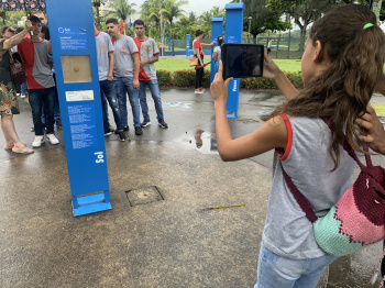 Estudantes de Minas Gerais visitam Vitória para conhecer a Praça da Ciência