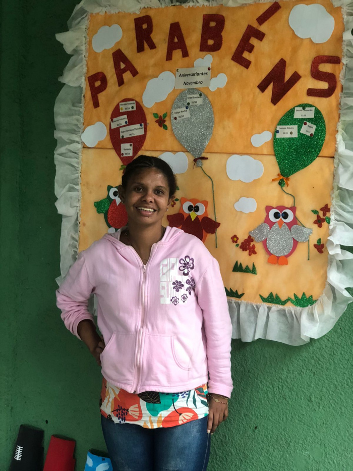 Dayana Mary Souza Umbelino, aprovada para o curso Técnico em Segurança do Trabalho no Ifes