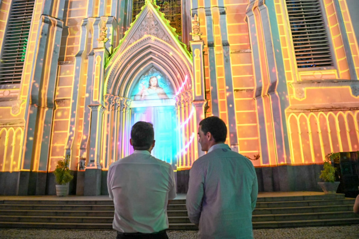 Vídeo mapping na Catedral Metropolitana