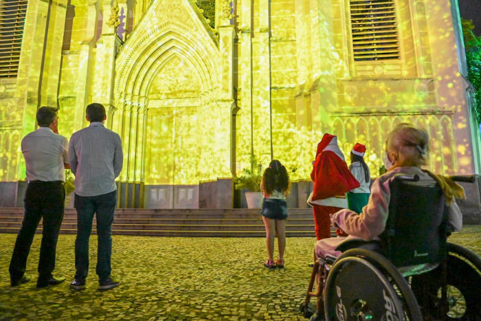Vídeo mapping na Catedral Metropolitana