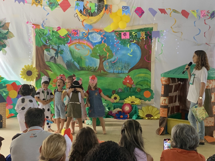 Encerramento de projeto de sala cativa comunidade de Cmei em Jardim da Penha