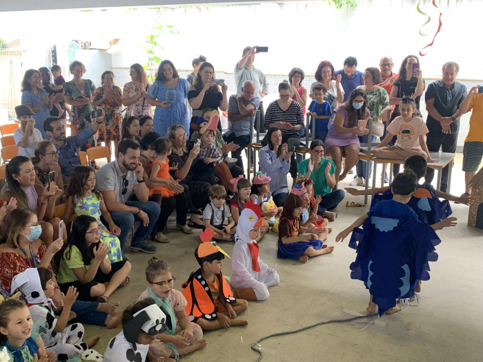 Encerramento de projeto de sala cativa comunidade de Cmei em Jardim da Penha