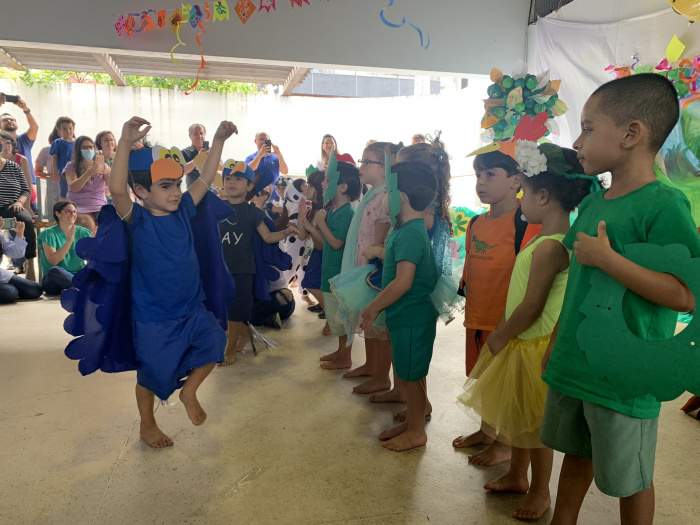 Encerramento de projeto de sala cativa comunidade de Cmei em Jardim da Penha