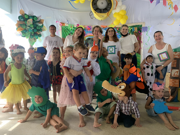 Encerramento de projeto de sala cativa comunidade de Cmei em Jardim da Penha