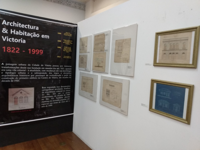 Exposição de documentos cartográficos e fotografias do Arquivo Público Municipal de Vitória