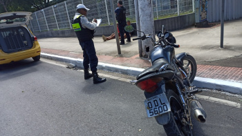 Moto apreendida em a&ccedil;&atilde;o da Guarda Municipal