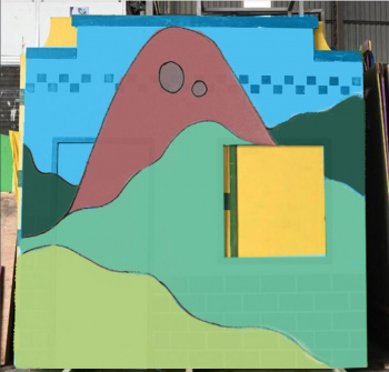 Pedra dos Dois Olhos será retratada na oficina de pintura infantil.