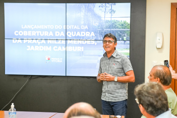 Lançamento do Edital da Cobertura da Praça Nilze Mendes