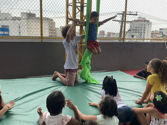 Colônia de férias na Emef TI Anacleta Schneider Lucas