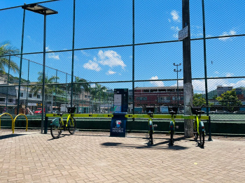 Bike Vitória: capital ganha mais uma estação em Itararé com oito bicicletas