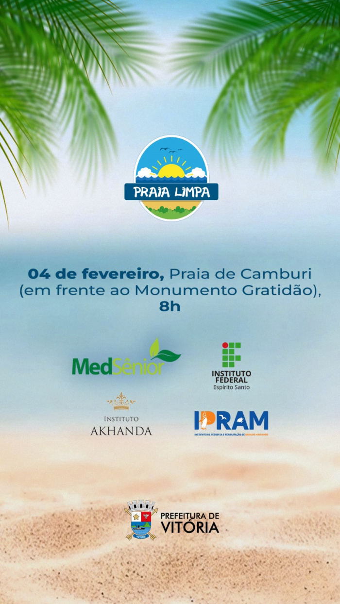 Ações de educação ambiental e saúde neste sábado na praia de Camburi