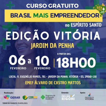 Inscrições abertas para turma de gestão e empreendedorismo em Jardim da Penha