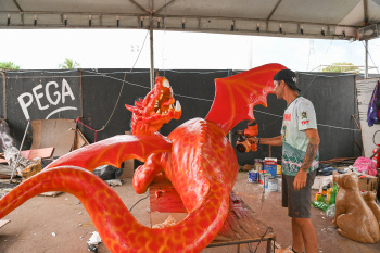 Preparativos para o Carnaval de Vitória