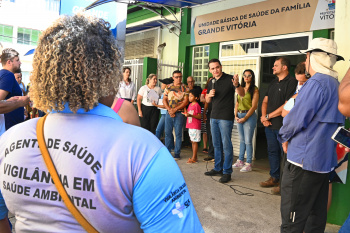 Mutirão contra a dengue na região de São Pedro