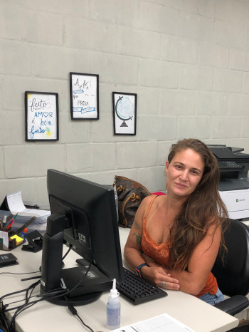 Rafaela, nova nutricionista da Semas
