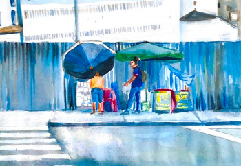 Oficina de aquarela é gratuita e possui classificação indicativa livre.