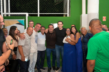 Entrega das obras da quadra poliesportiva do bairro Boa Vista