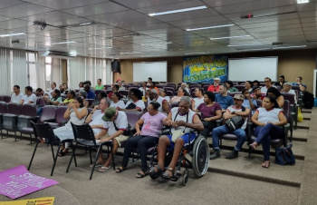 Roda de conversa do Cramsv com estuantes da EJA