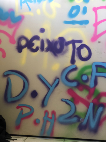 Oficina de grafite no Projovem
