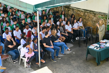 Dia Mundial do Livro na sede da Biblioteca Pública Municipal