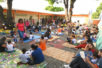 Projeto "Pé de livro" - CMEI Ocarlina Nunes Andrade
