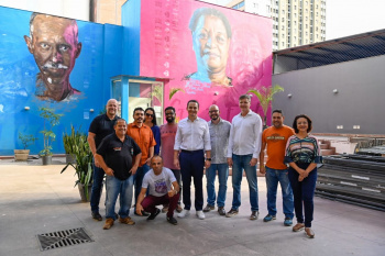 Prefeito visita obras de restauro do Mucane