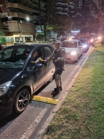 Guarda Municipal faz ação do Maio Amarelo