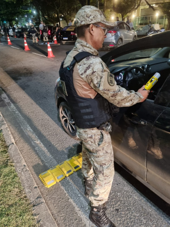 Guarda Municipal faz ação do Maio Amarelo